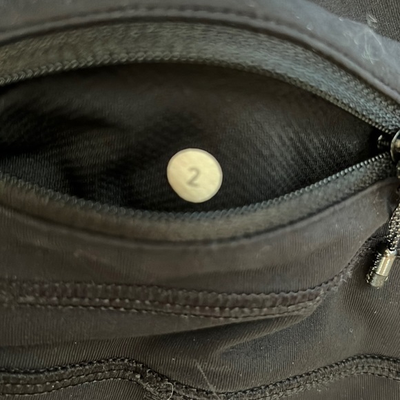 Lululemon Leggings | Back zip pocket | Size 2 | Black - Picture 3 of 5